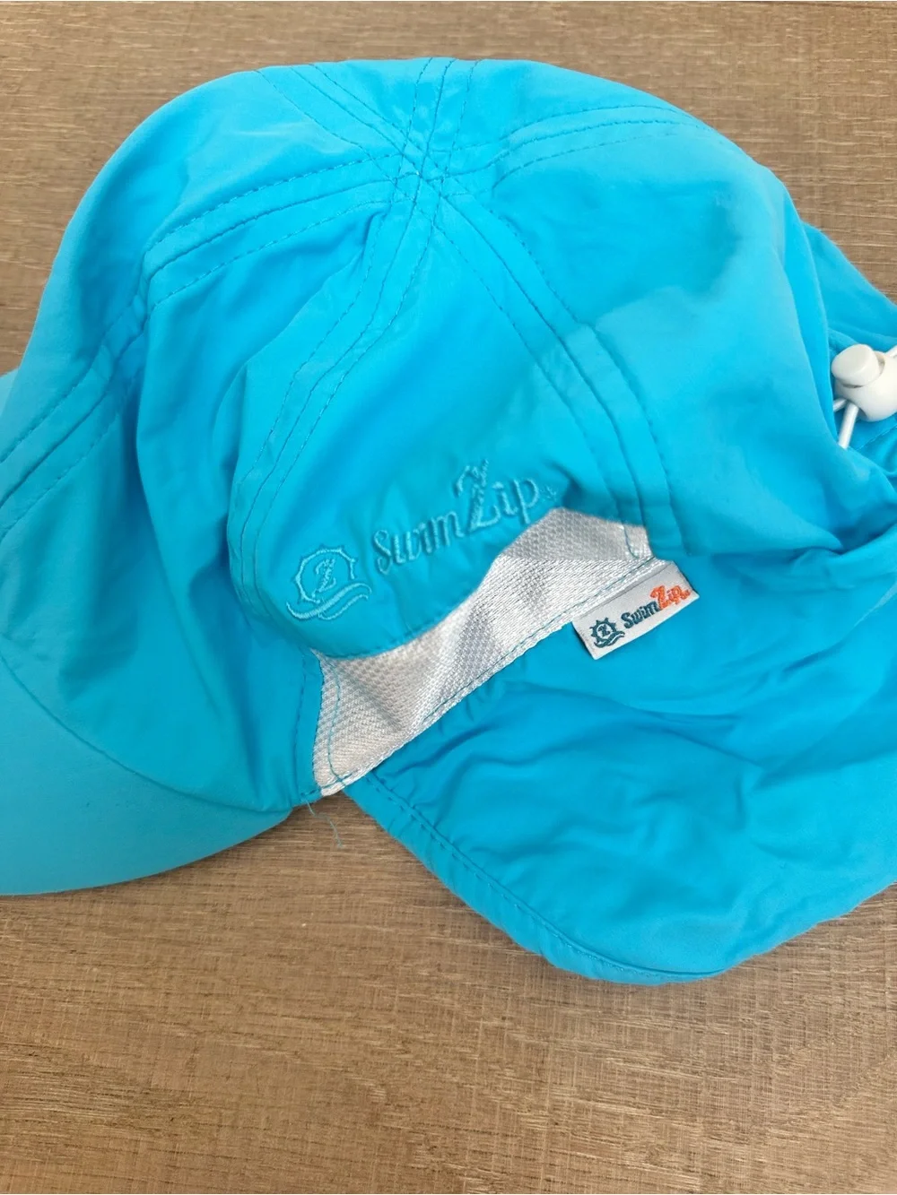 Kids Sun Protection Cap - Bright Turquoise